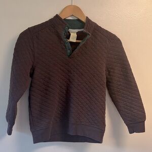 Telluride Quilted Brown Sweater sz M 7/8